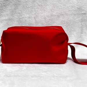 Burberry Red Satin Pouch